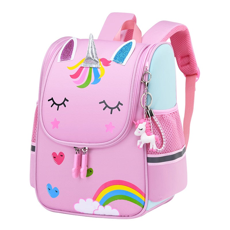 Zhima Baby Cartoon Space Backpack for Kids - Lightweight Schoolbag - Image 3