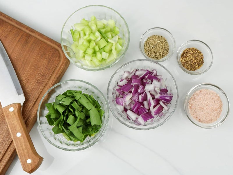 HillSpring أوعية زجاجية صغيرة للحلويات والوجبات الخفيفة والفواكه أو المكسرات مجموعة 45 وعاء مزخرف لتحضير المطبخ سعة 95 أونصة أوعية غمس أوعية التحكم في الحصص مجموعة من 6 - Image 2