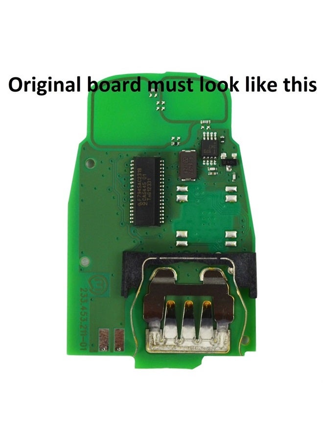 KeylessOption Keyless Entry Remote Control Car Smart Key Fob Replacement for Audi IYZFBSB802 (Pack of 2) - Image 2