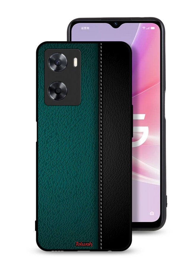Tolwak Oppo A77 4G Protective Case Cover Leather Pattern  - Image 1