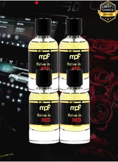 mpf 4 Pieces Thrive In Red Perfume 100ml EDP  - Image 1