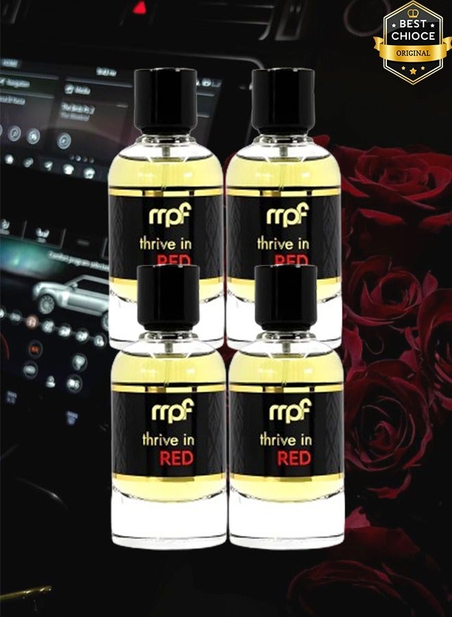 mpf 4 Pieces Thrive In Red Perfume 100ml EDP - Image 1