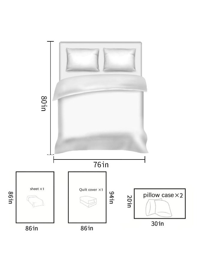 Generic Travel-Ready 8 PCS Disposable Bed Sheets Set: Queen Size with 2 Bed Sheets, 2 Quilt Covers, and 4 Pillowcases - Perfect for Business Trips, Spa & Hotel Stays  - Image 5