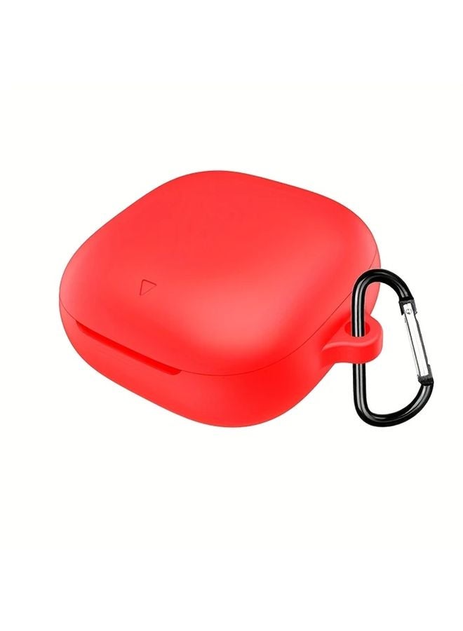 Red Protective Cover With Free Hook For Anker Soundcore Liberty 5 Earbuds Charging Case Anti Drop Design - Image 1