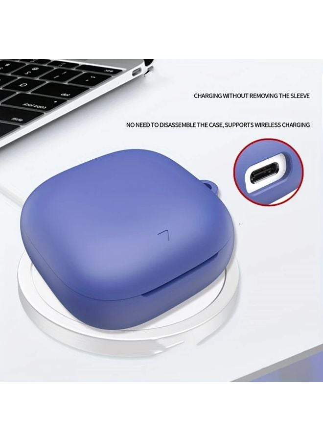 Red Protective Cover With Free Hook For Anker Soundcore Liberty 5 Earbuds Charging Case Anti Drop Design - Image 3