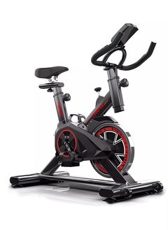 WAMIT Exercise Bike, Indoor Cycling Bike Stationary, Cycle Bike with Comfortable Seat Cushion, Digital Display with Pulse, iPad Holder  - Image 1