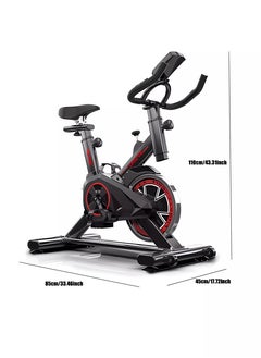 WAMIT Exercise Bike, Indoor Cycling Bike Stationary, Cycle Bike with Comfortable Seat Cushion, Digital Display with Pulse, iPad Holder  - Image 3