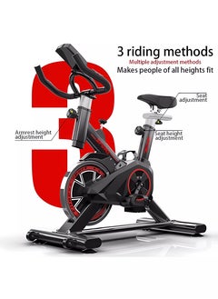 WAMIT Exercise Bike, Indoor Cycling Bike Stationary, Cycle Bike with Comfortable Seat Cushion, Digital Display with Pulse, iPad Holder  - Image 4