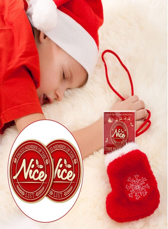 Knitgrip 8 Set Santa Nice List Enamel Pins Santa Letter Gift Badge Christmas Enamel Pins from Father Christmas for Christmas Eve Gift Fillers Stocking Fillers - Image 4