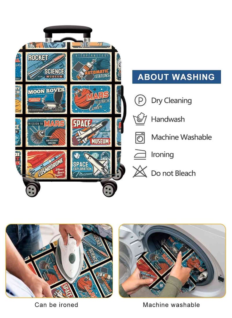 URbazaar Elastic Travel Luggage Cover Travel Suitcase Protective Cover for Trunk Case Apply to luggage Suitcase Cover  - Image 2