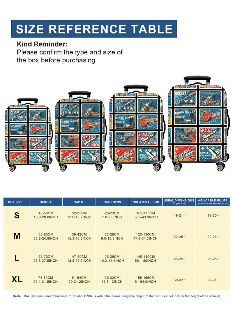 URbazaar Elastic Travel Luggage Cover Travel Suitcase Protective Cover for Trunk Case Apply to luggage Suitcase Cover  - Image 3