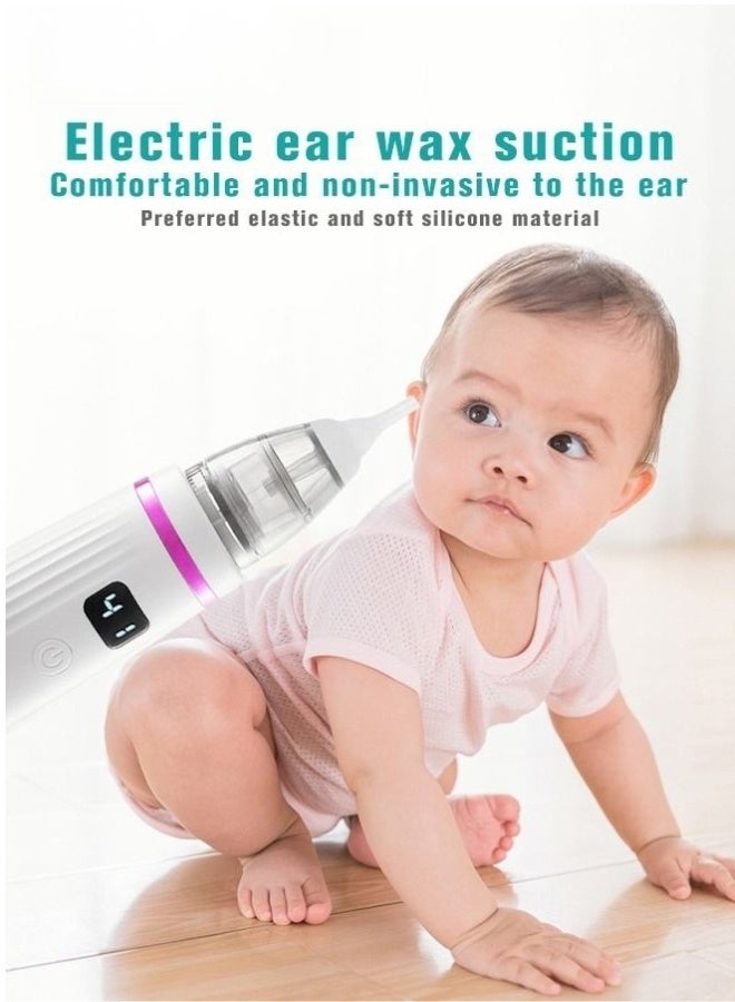 USB Rechargeable Electric Baby Nasal Aspirator with 3 Soft Silicone Tips & 5 Adjustable Suction Levels – Portable Nose Cleaner & Snot Remover for Newborns, Infants and Toddlers, Gentle, Safe and Easy to Use - Image 5