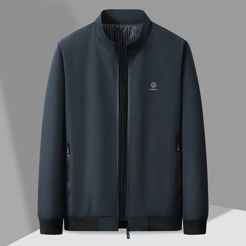 2024 New Figure Classic Explosions Middle-aged and Elderly Jacket Public Edition Spring Autumn Autumn Winter Men's Jacket Winter Coat Business Line - Image 3