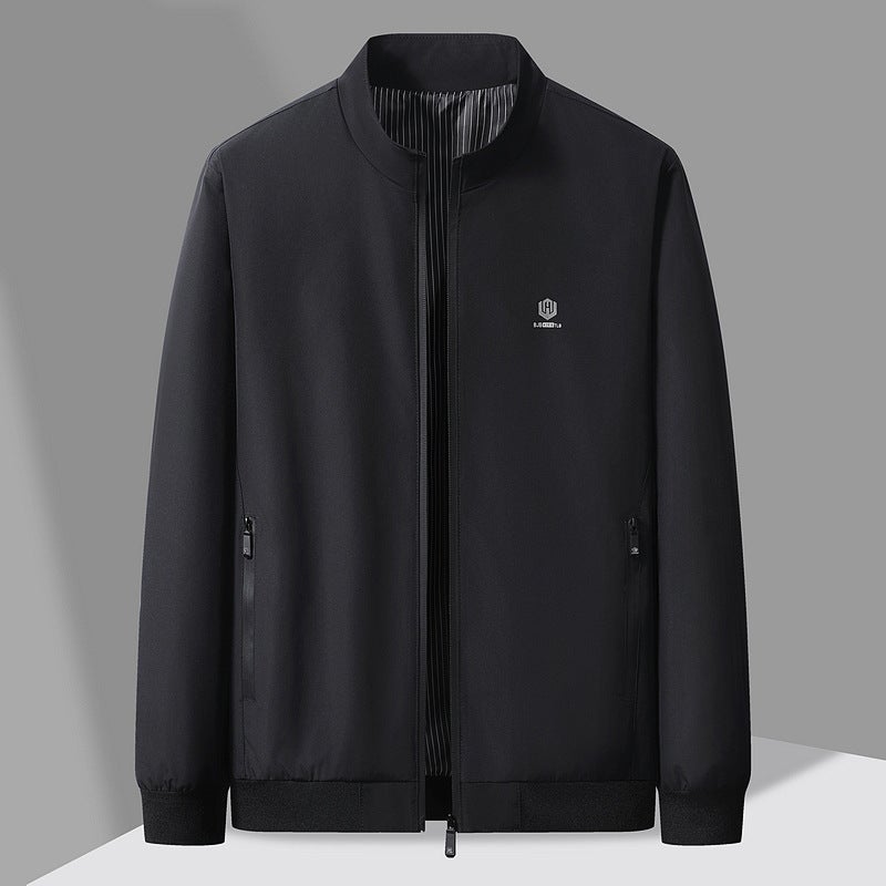 2024 New Figure Classic Explosions Middle-aged and Elderly Jacket Public Edition Spring Autumn Autumn Winter Men's Jacket Winter Coat Business Line - Image 4