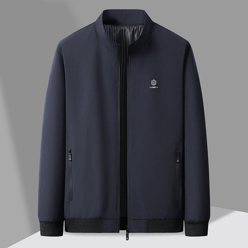2024 New Figure Classic Explosions Middle-aged and Elderly Jacket Public Edition Spring Autumn Autumn Winter Men's Jacket Winter Coat Business Line - Image 1