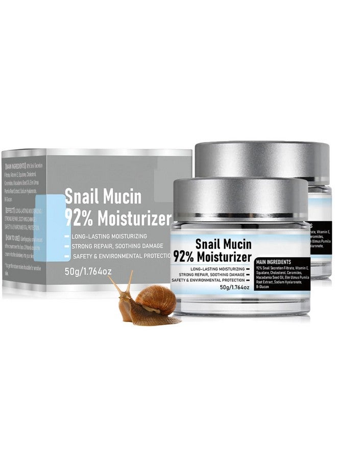 Peehss Snail Mucin 92% Moisturizer Daily Face Gel Cream, Crema De Baba De Caracol Original, Snail Secretion Filtrate Nourishing Cream, Moisturizer Face Cream Snail Mucin (2) - Image 1