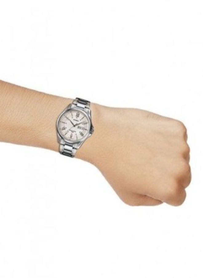 CASIO Men Water Resistant Analog Watch MTP-1384D-7AVDF - 41 mm - Silver - Image 3