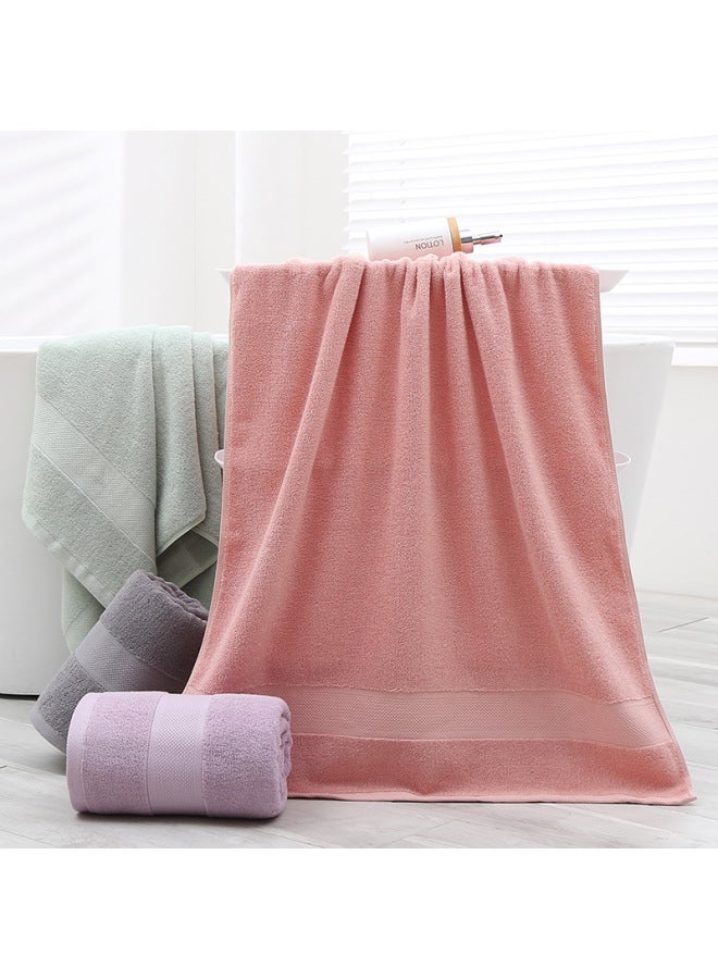 Pure Cotton Bath Towel Towel Set Men's Women's Home Use Quick-dry Absorbent Beach Towel - Image 4