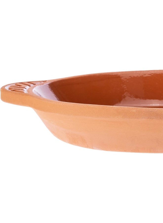 AKDC Round Flat 21Cm X 25Cm X 4Cm Clay Colour - Image 2