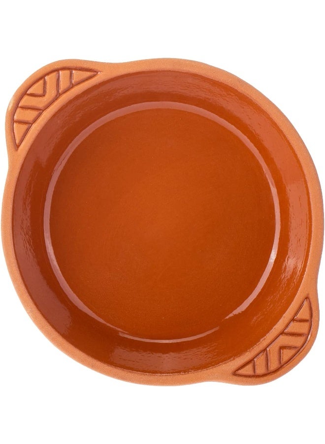AKDC Round Flat 21Cm X 25Cm X 4Cm Clay Colour - Image 3