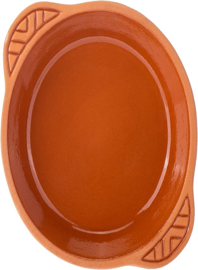 AKDC Round Flat 21Cm X 25Cm X 4Cm Clay Colour - Image 5