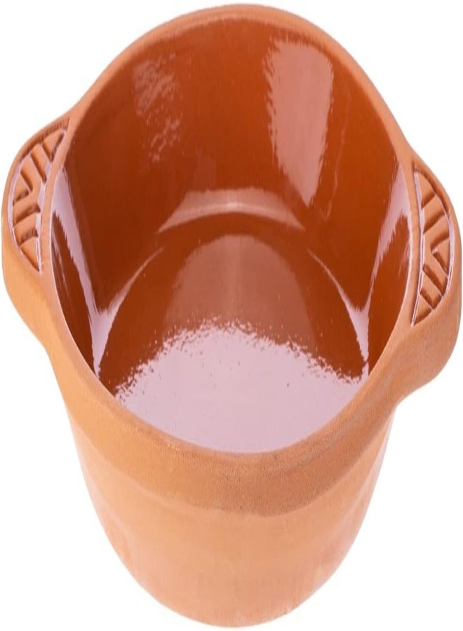 AKDC Round Flat 21Cm X 25Cm X 4Cm Clay Colour - Image 4