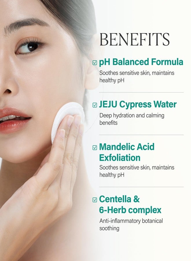 ABOUT ME SOOP Calming Aqua Toner – Korean 90.6% Jeju Cypress Water pH Balancing Toner for All Skin Types – Daily Gentle Exfoliation with Mandelic Acid & Centella – Korean Skin Care – 6.59oz, 195ml - Image 3