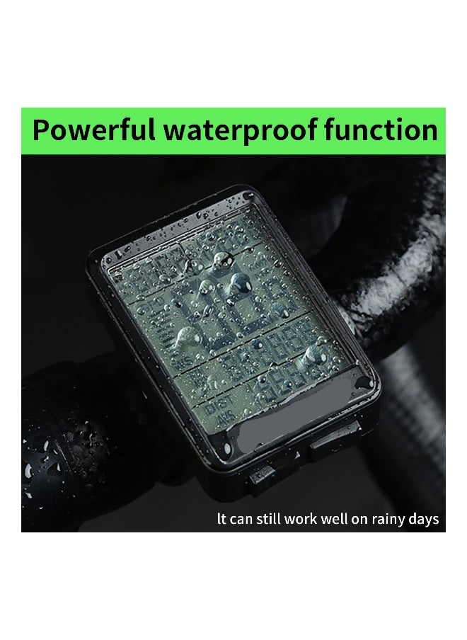 Generic Wireless Bicycle Speedometer and Multifunctional Odometer, Waterproof Bike Computer with Large Backlit LCD Display for Tracking Speed, Distance, and Time.  - Image 4