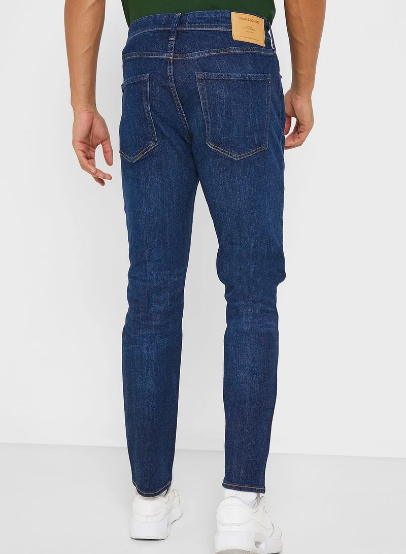 JACK & JONES Mid Wash Slim Fit Jeans