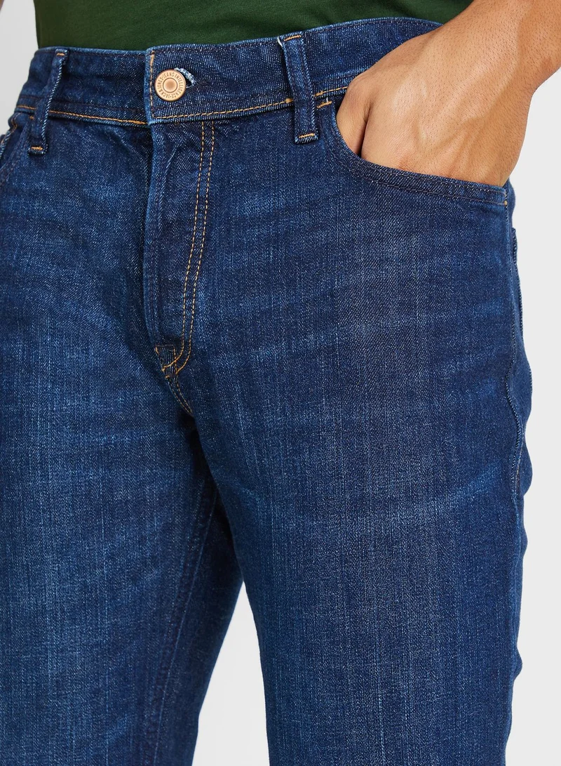 JACK & JONES Mid Wash Slim Fit Jeans