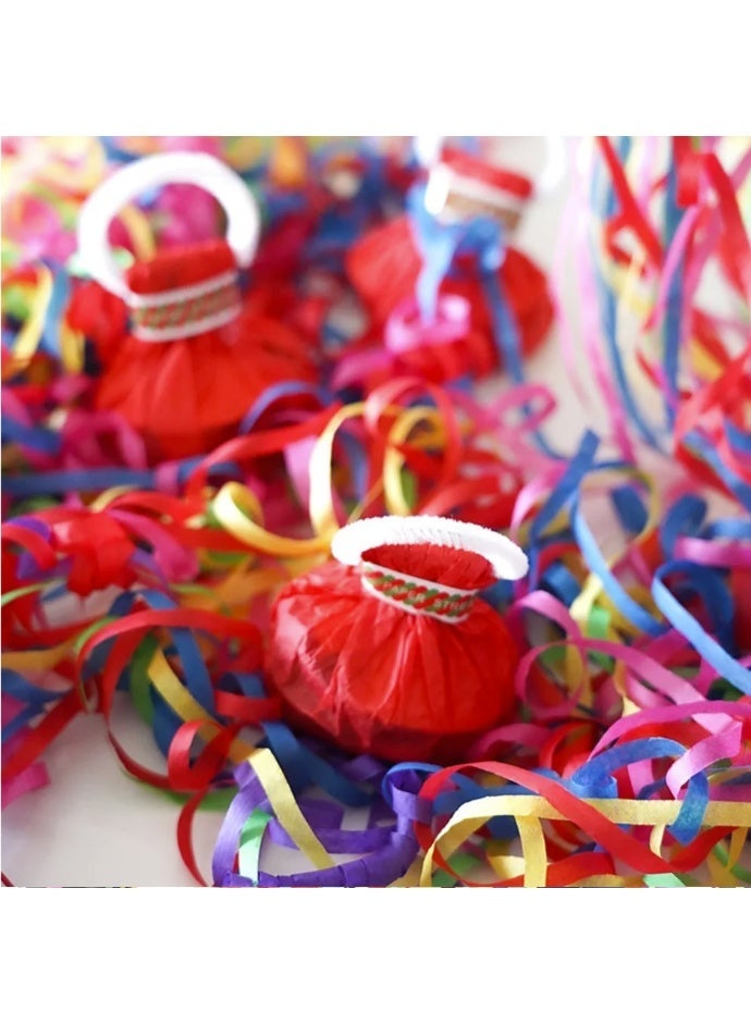 سيسلي 1PC كرات confetti ورق حماس فوانيس ورق مقذوفات سترميرز - Image 4