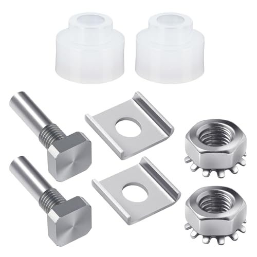 AQDD Shower Door Pivot Lnstallation Kit Set with Pin and Bushing for Shower Door Pivot Repair Replacement2 Piece - Image 1