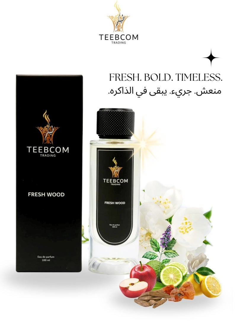 Fresh Wood Perfume | Long Lasting Arabic Fragrance, Premium Quality Perfume - 100ml