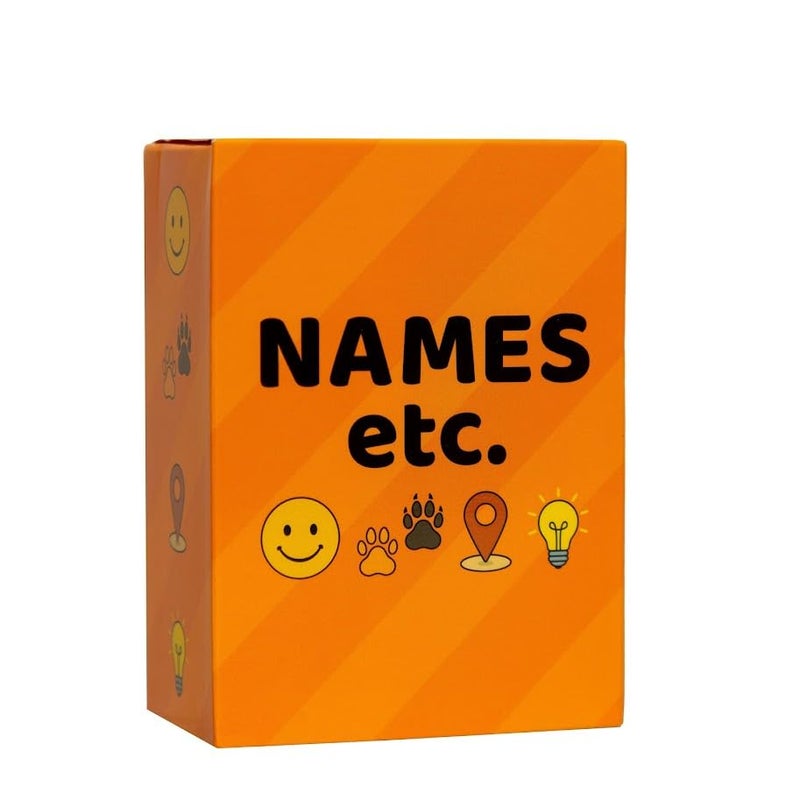 Plearn Pieces Names etc FastPaced Family Card Game of Name Animal Place and Thing Family Games Travel Games Educational Game for Kids Teens Adults Ages 8 2 Players - Image 1