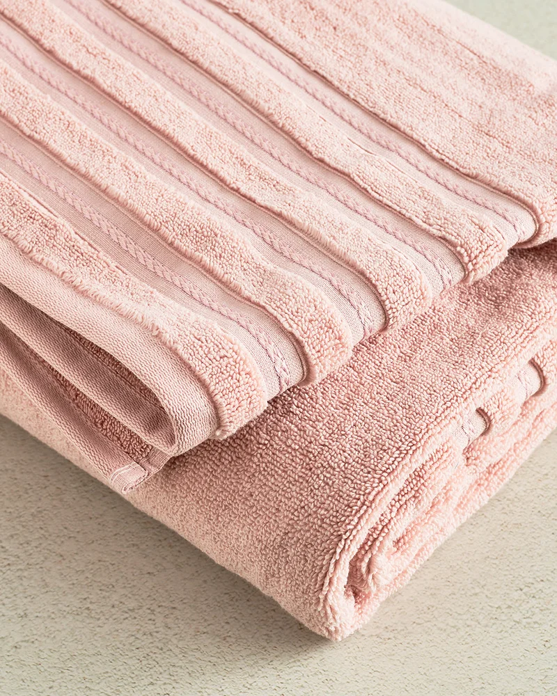 Redtag Pink Cotton Beach Towel