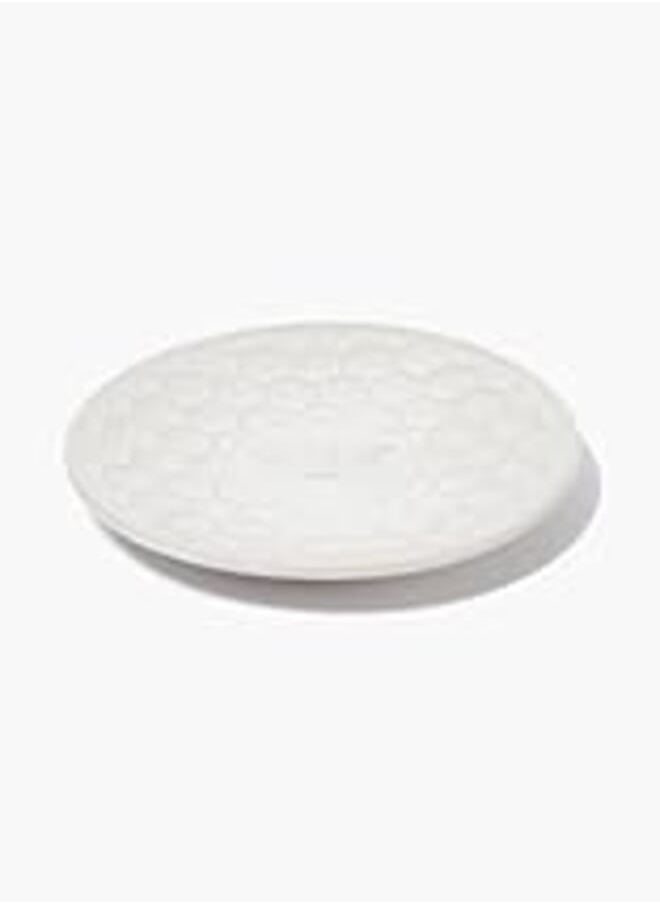 Matalan Matalan Honeycomb Bee Teabag Tidy, 11.5 cm x 11.5 cm Size, White 