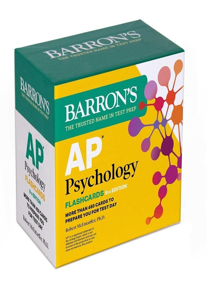 AP Psychology Flashcards, Sixth Edition: Up-to-Date Review (Barron's AP Prep)