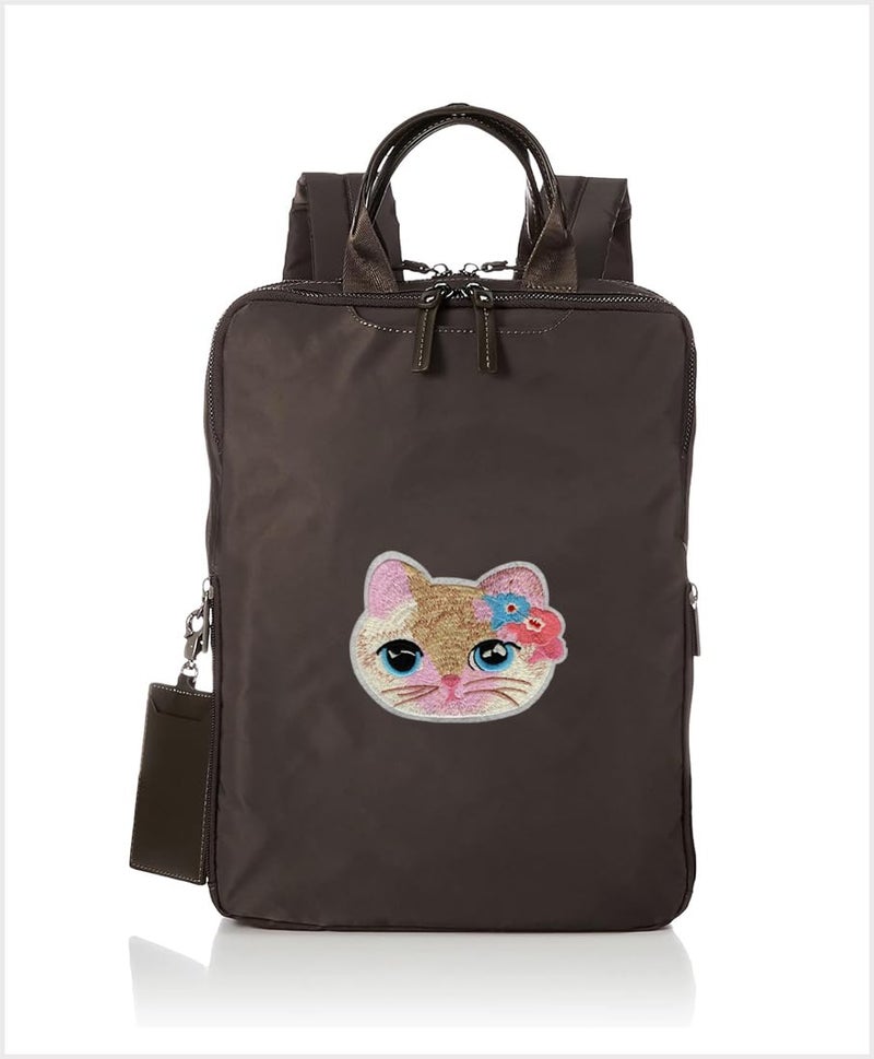 Generic Cat with Flowers Animal Applique Embroidered Sew-on Patch ; Size: 14.5cm x 12cm for Jackets, Bags, T-Shirts, Jeans, Outdoor Clothing ; Imported from Malaysia (1 Piece). (Code: L-26)  - Image 5