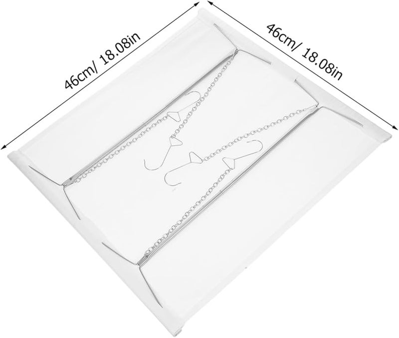 Veemoon Central Air Conditioner Vent Deflector Wind Direction Shield Easy to Clean White - Image 3