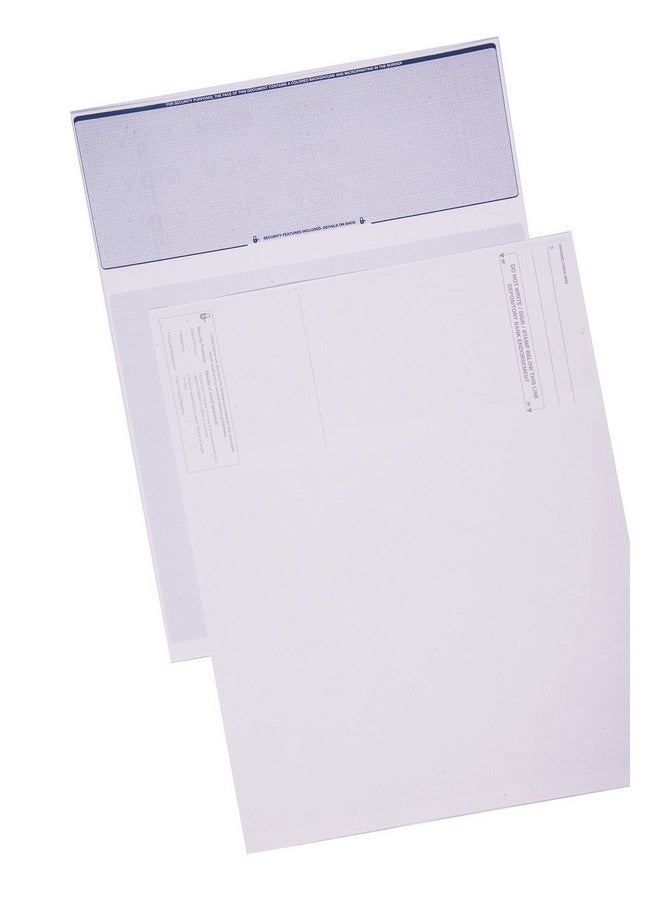 Check O Matic - Checkomatic Computer Check Paper 100 Pack Top Blank Stock Checks Security Features & Laser Printer Compatible Blue Diamond - Image 1