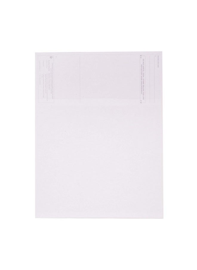 Check O Matic - Checkomatic Computer Check Paper 100 Pack Top Blank Stock Checks Security Features & Laser Printer Compatible Blue Diamond - Image 1