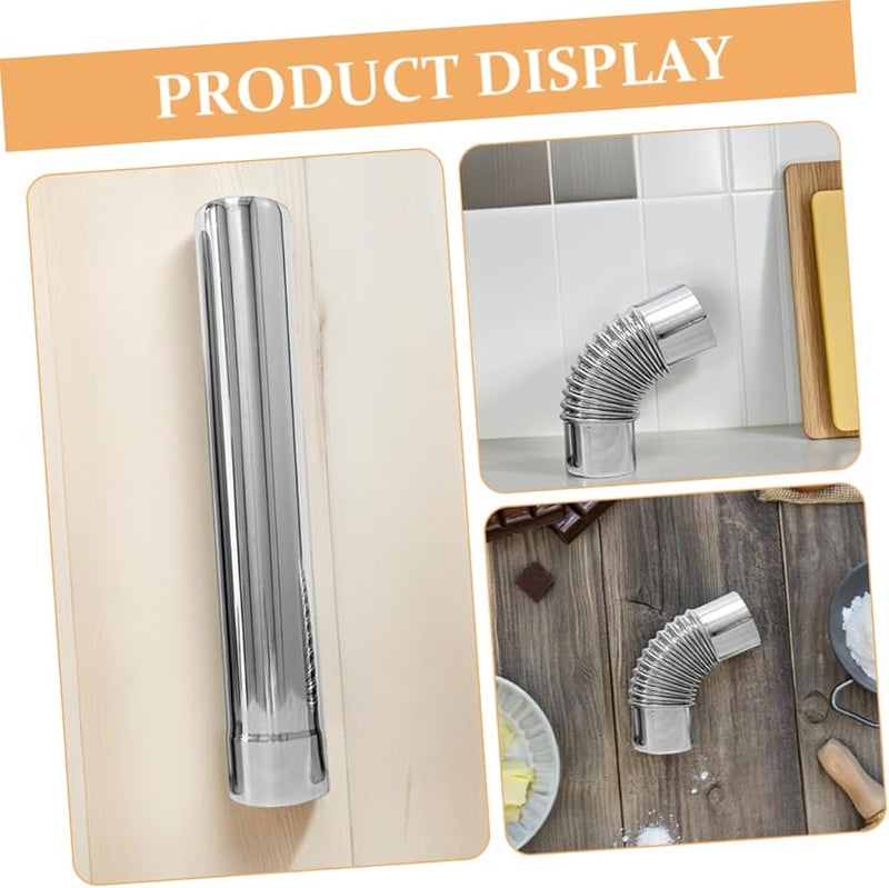 COHEALI 3 قطع من مجموعة مدخان سخان الماء الغازي من الفولاذ المقاوم للصدأ مع أنابيب مستقيمة ومرونة - Image 4