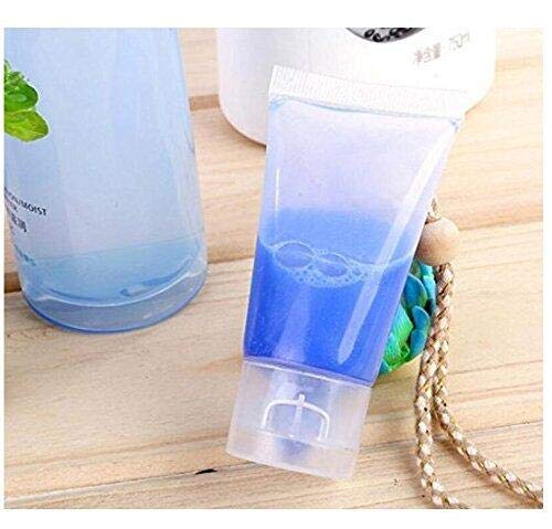 DNHCLL 10PCS 15ML Empty Reusable Plastic Empty Travel Cosmetic Soft Tubes Bottle Container With Flip Cap Shower Lotion Cleanser Packing Sample Bottles - Image 5