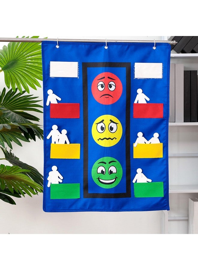 Panelee Classroom Behavior Chart Stoplight Behavior Pocket Chart For Classroom Management Tools Behavior Chart For Kids Pockets Behavioral Learning Tool With Blank Student Paper Cutouts (43 Pieces) - Image 2