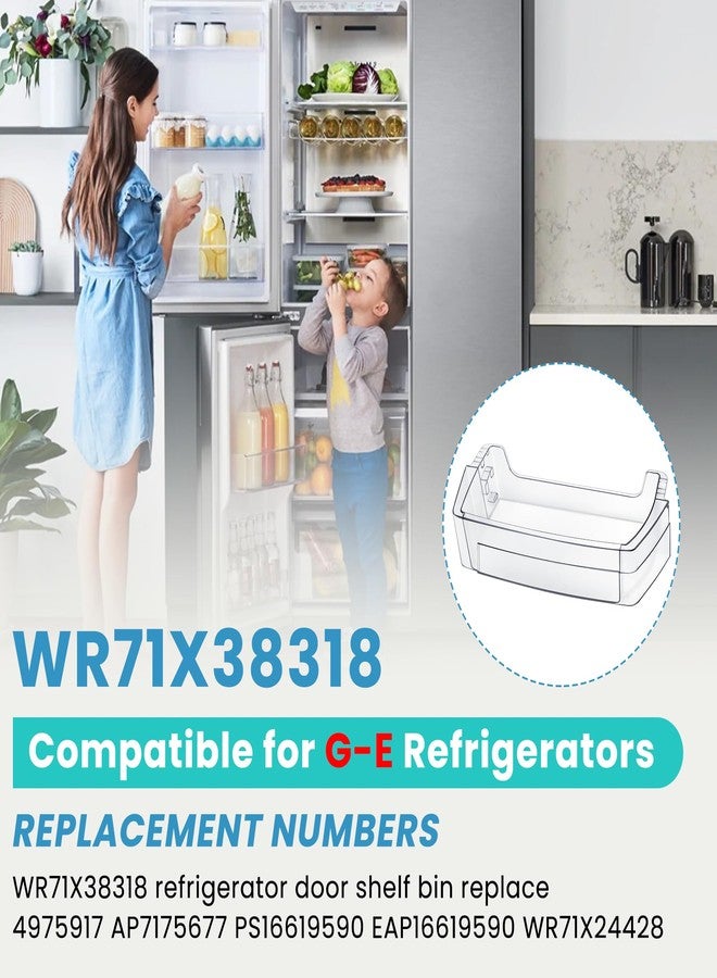 MIFLUS WR71X38318 Refrigerator Door Shelf Bin Compatible for G-E Refrigerator WR71X24428 4975917 AP7175677 PS16619590 EAP16619590 Parts-by MIFLUS - Image 4
