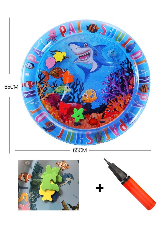 Baby Inflatable Water Mat, Water Play Mat, Baby Toys, Aquarium Mat- Promote The Motor and Sensory Development of Babies Through Games-Equipped with A Pump - Image 1