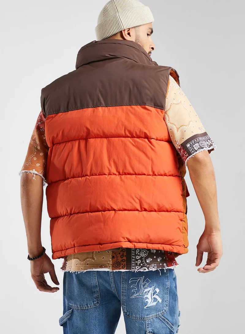 Karl Kani OG Block Puffer Vest