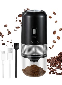 Neco Electric Coffee Grinder  Ceramic Cone-Shaped burrs Cores Coffee Mill Large Capacity 50g Portable Cordless Coffee Bean Grinder with 8 Grind Setting Adjustable For Office/Travel  - Image 1