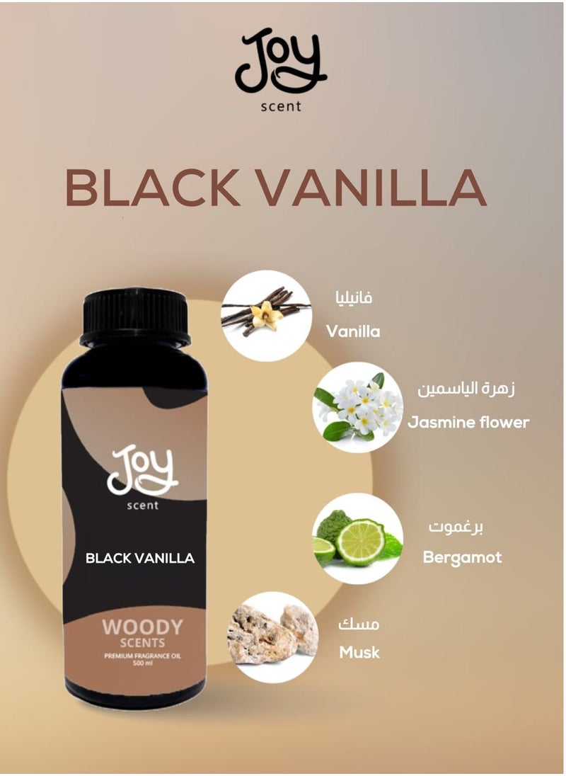 Joy Scent BLACK VANILLA fragrance oil bottle 100ml  - Image 4