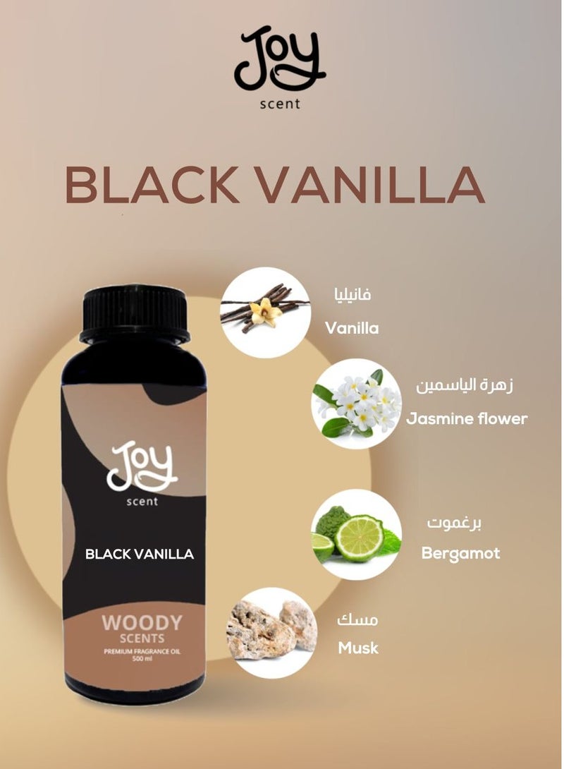 Joy Scent BLACK VANILLA fragrance oil bottle 100ml - Image 2